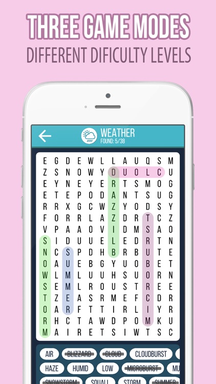 Infinite Word Search Game