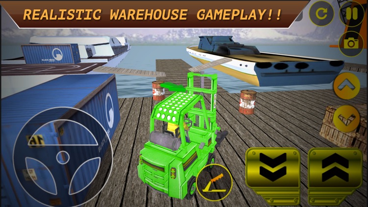 Drive Forklift Transport Driver Sim 3D