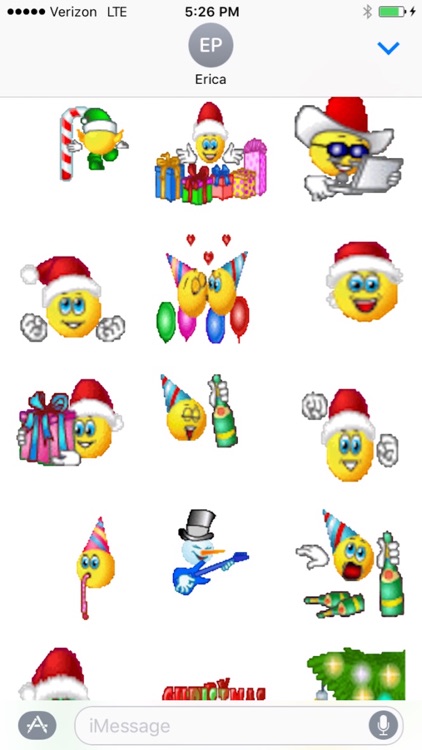 Animated Christmas Smileys