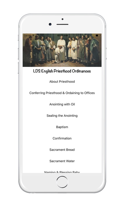 LDS English Priesthood Ordinances