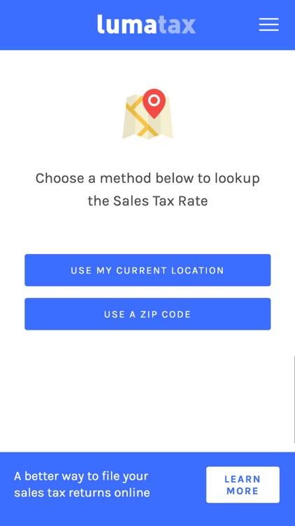 LumaRate Sales Tax Calculator