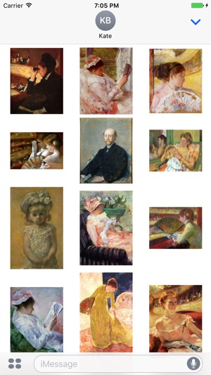 Mary Cassatt Artworks Stickers(圖3)-速報App