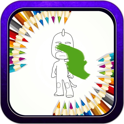 Color Book Game - "for Pj Mask Version" Icon