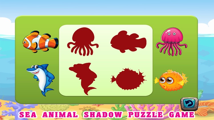 Sea Animals Kids Coloring Pages - Vocabulary Games screenshot-4