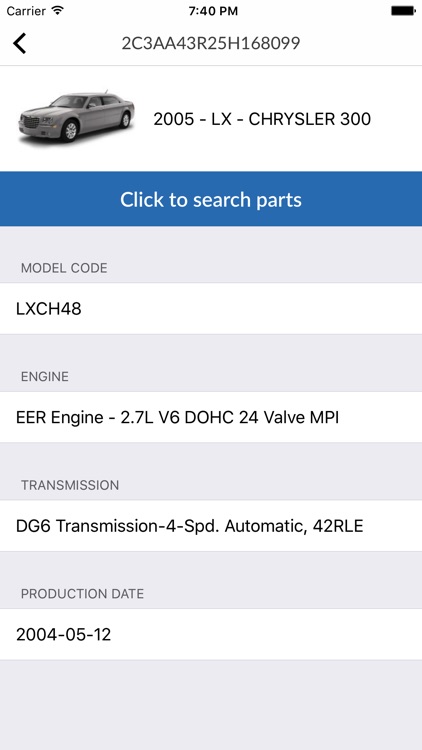 Car Parts for Chrysler - ETK Spare Parts Diagrams