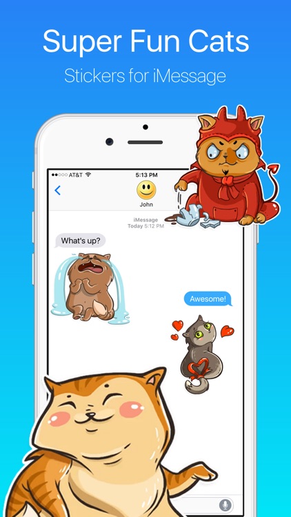 Super Cat Tom Tales Stickers for iMessage