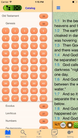 New Living Translation NLT Audio Bible offline(圖2)-速報App