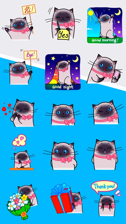 Sima The Cat Stickers Pack 1
