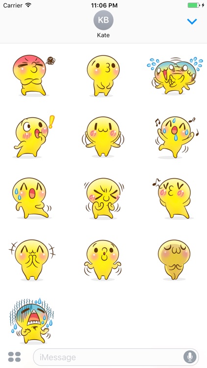 Mr.Powwaw Emoticon Stickers 3