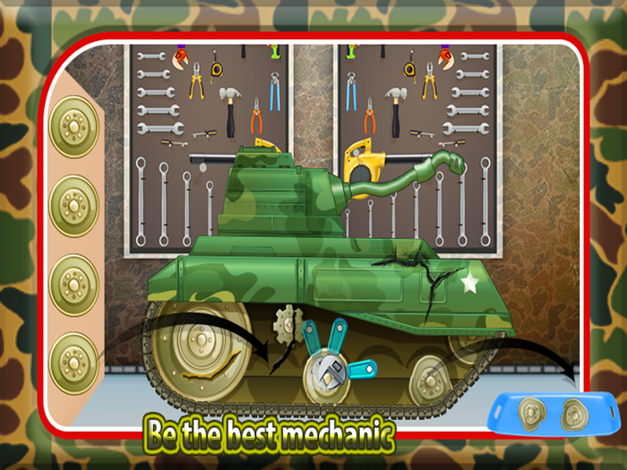 キッズ軍タンク修理 - 戦車戦車工場