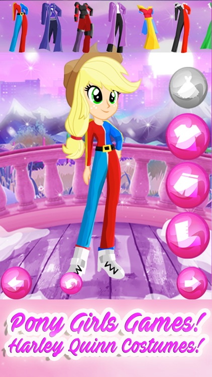 Pony Girl Characters Dress-Up Games