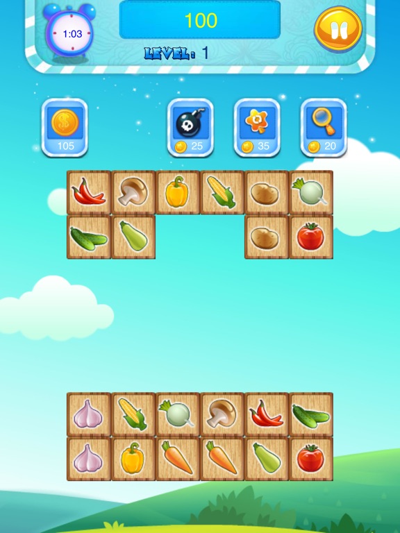 Vegetable  pop - Link  game screenshot 4