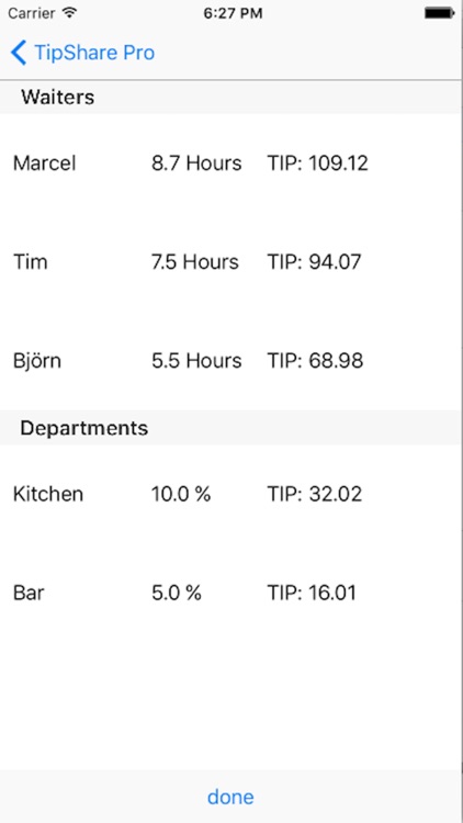 TipShare Pro - Share your tip quick and fair screenshot-3