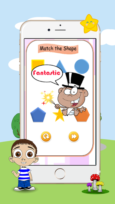How to cancel & delete Geometric shapes matching game preschoolers math from iphone & ipad 4