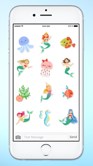 Magical Mermaids & Under Sea Friends Sticker Pack(圖4)-速報App