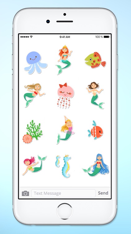 Magical Mermaids & Under Sea Friends Sticker Pack screenshot-3