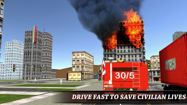 Fire Fighter Truck Simulator(圖3)-速報App