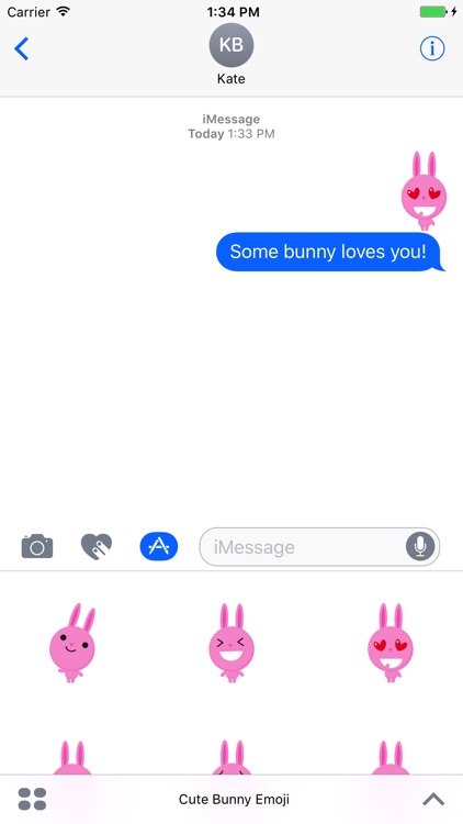 Cute Bunny Emoji Pack
