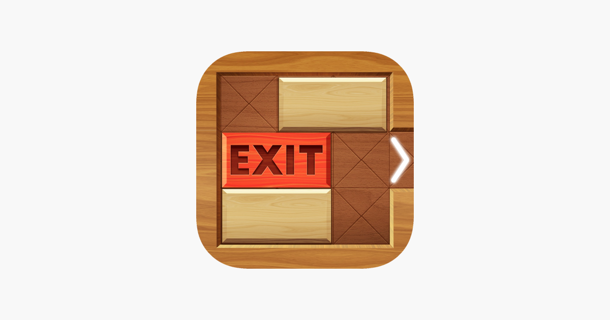 ‎EXIT unblock red wood block trên App Store