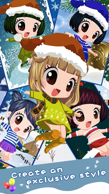 Christmas Dress Up - Makeup game for kids screenshot-3