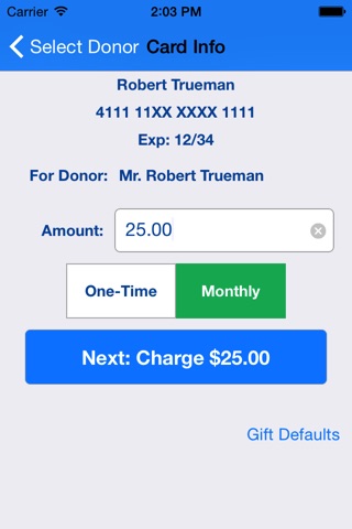 DonorPerfect Mobile screenshot 2
