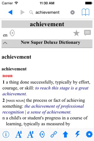 New English Advanced Super Deluxe Dictionary screenshot 2