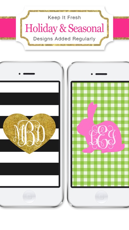 Monogram Wallpaper DIY Glitter Backgrounds Maker