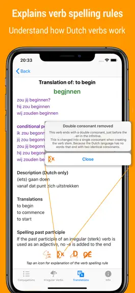 Game screenshot Dutch Verb Conjugations hack