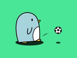 27 animated penguin stickers