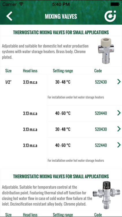 Domestic Water Sizer