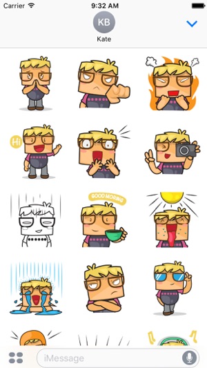 Gogo the cool guy for iMessage Sticker(圖1)-速報App