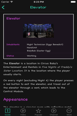 Guides For Five Nights At Freddy's Sister Location screenshot 3