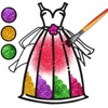 Icon Glitter Dress Drawing Games