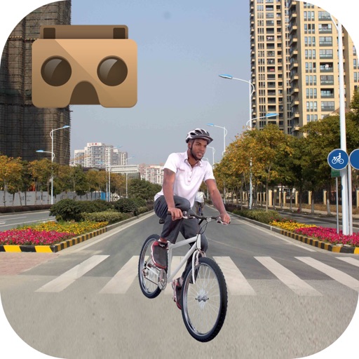 VR Cycle Simulator For Google Cardboard Icon