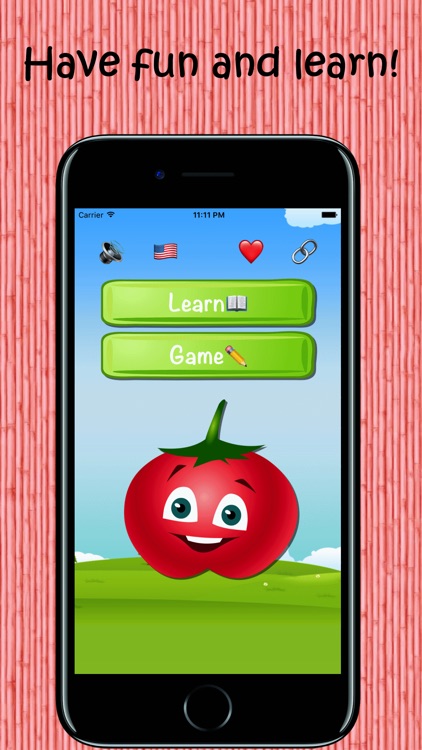 Learning Vegetables | with voice and game for kids