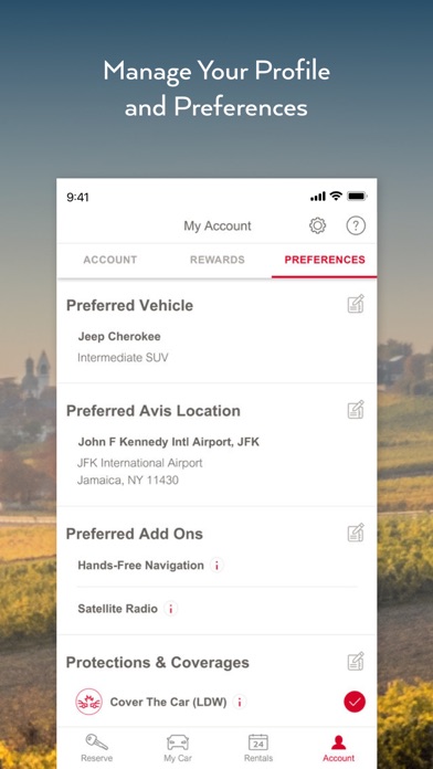 Avis - Car Rental screenshot 3