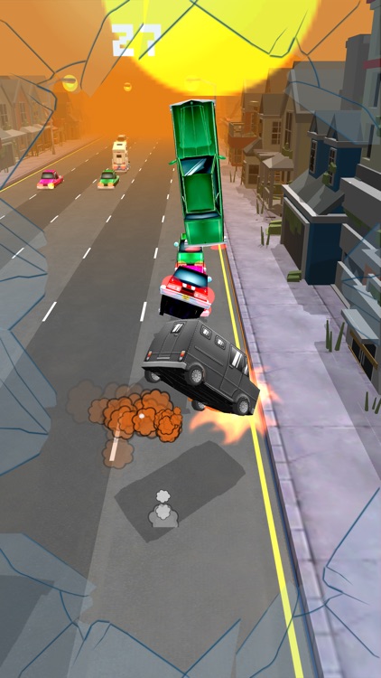 extreme car racing chase race crashing games screenshot-3