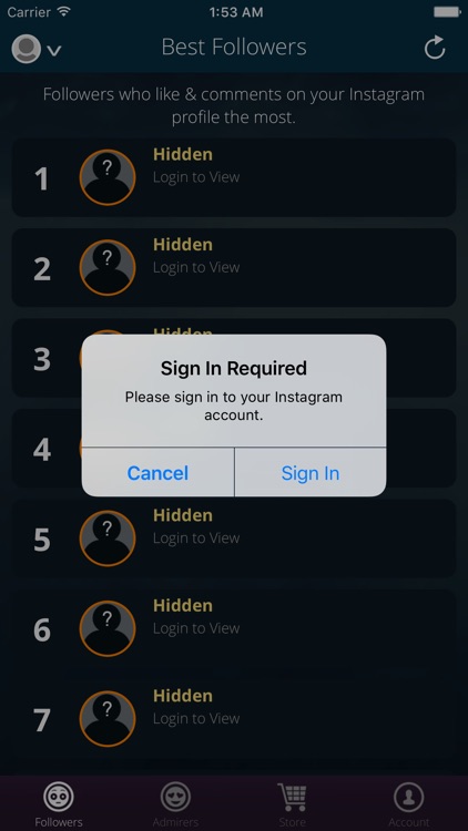 Who Cares About My Profile for Instagram