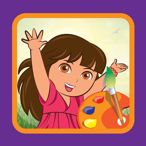 Drawing & Coloring for dora girl explorer Edition iOS App