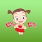 Fiona The Cute Girl Animated English Stickers