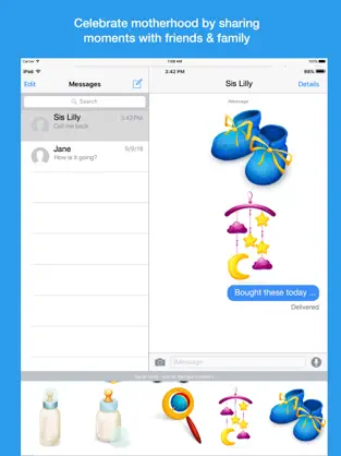 Captura 2 Mom Emoji: keyboard sticker for Facebook messenger iphone
