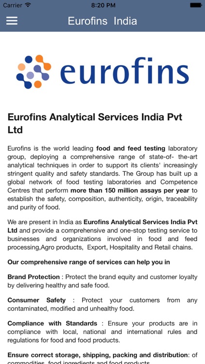 Eurofins Analytical