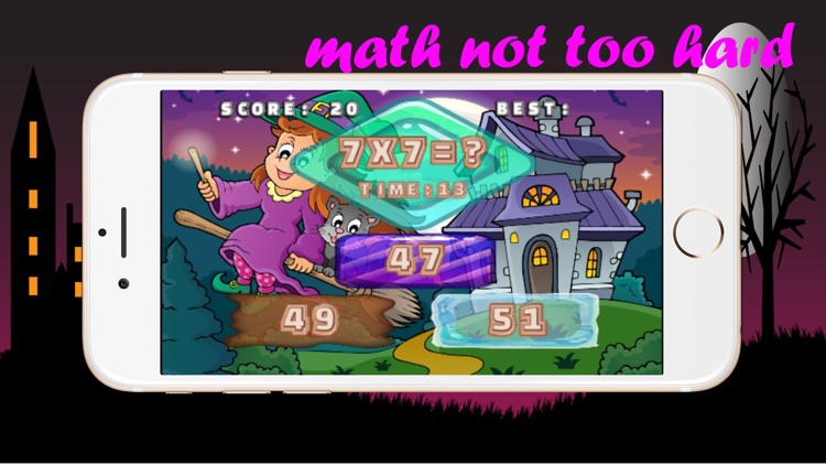 Witch math games for kids easy math solving screenshot-4