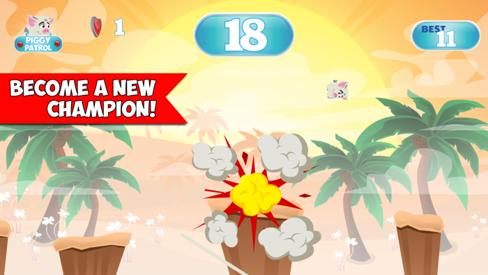 Piggy Patrol Jump Adventure