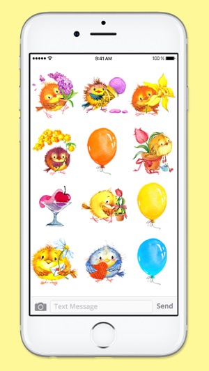 Cute Birds for Easter Spring Birthday Sticker Pack(圖3)-速報App