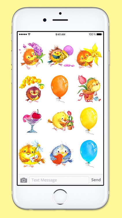 Cute Birds for Easter Spring Birthday Sticker Pack