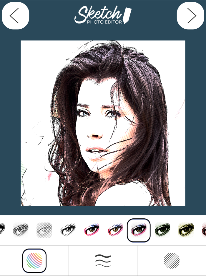 素描照片编辑铅笔画色彩效果