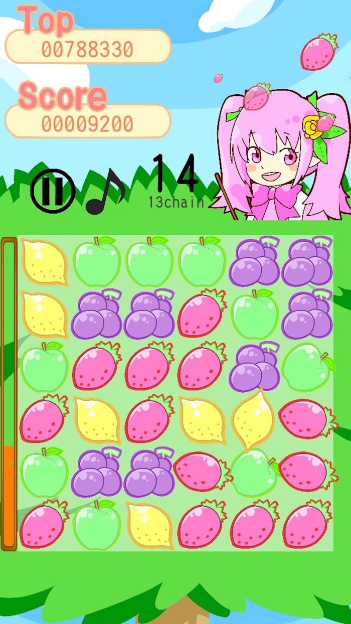 可愛いけどストイック！魔法少女パズルもぎもぎっ！