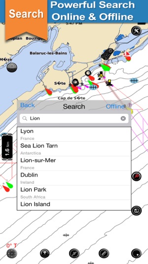 Gulf of Lion Is. sailing chart(圖3)-速報App