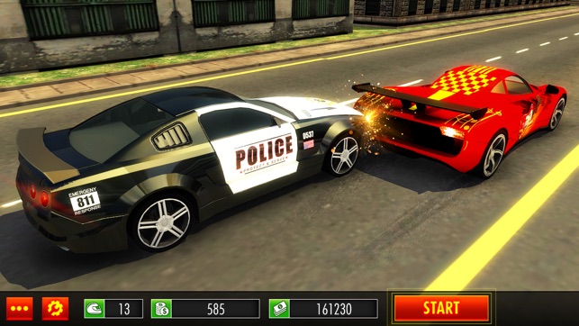 Police Car Chase Smash vs Criminal Gangster Escape(圖2)-速報App